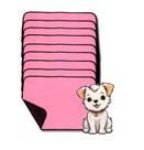 Kit 9 Tapetes Higiênicos Laváveis 70x50 Rosa bebê
