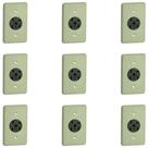 Kit 9 Tomada Embutir Para Telefone Tipo Telebrás Pial 5103