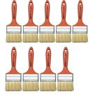 Kit 9 Trincha Pincel Verniz E Stain Atlas 3 Polegada 396