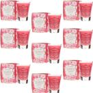 KIT 9 velas de morango para massagem hidratante beijavel