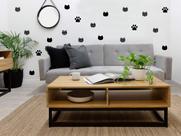 Kit 90 adesivos de parede, gatinhos e patinhas, decoração, barato,LEIA O ANÚNCIO