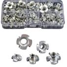 KIT 90 PORCAS COM GARRA PARA MADEIRA m3/m4/m5/m6/m8