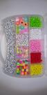 Kit 900 missangas coloridas infantil para colar pulseira tiaras artesato em geral