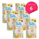Kit 96 Folhas Prontas Para Depilação Facial Mel e Aloe Vera Depil Bella 6cx 16un