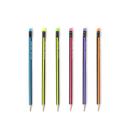 Kit 96 Lápis Preto Tristar Neon Triângular HB Alfabetização