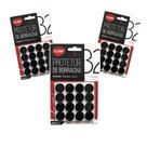 Kit 96 pçs protetor p/ moveis de borracha mesas cadeiras