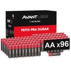 kit 96 Pilhas Alcalina Pequena AA 1.5v 2A Cod: 408030014-6 Avant Use