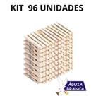 KIT 96 Prendedores de madeira ÁGUIA BRANCA tamanho tradicional ENVIO IMEDIATAMENTE