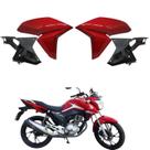Kit aba asa tanque aleta + aba interno honda cg titan 160 2016-2021 vermelho guarau