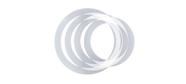 Kit Abafadores de Pele de Bateria Muffle Rings PVC PHX