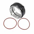 Kit Abraçadeira V-Band com Flanges Aluminio 4" - Cód.11628