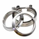 Kit Abraçadeira V-Band com Flanges Inox 3" - Cód.9405