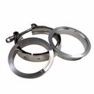 Kit Abraçadeira V-Band com Flanges Inox 4"- Cód.9407