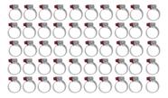 Kit Abraçadeiras 100 Peças Micro Carbono 38-51 Marca Suprens