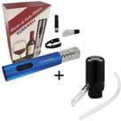 Kit Abridor De Vinho Elétrico À Pilha 4 Peças WG-08 E Aerador BR210701 Kit Abridor De Vinho Elétrico À Pilha 4 Peças WG-08 E Aerador BR210701