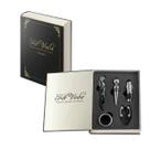 Kit Abridor De Vinho Livro com 5 peças Guia Vinho Kit Abridor De Vinho Livro com 5 peças Guia Vinho