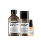 Kit Absolut Repair Molecular Sh 300ml + Leave-in 100ml + Óleo 30ml
