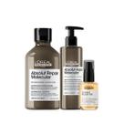 Kit Absolut Repair Molecular Sh 300ml + Sérum 250ml + Óleo 30ml