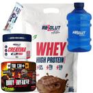 Kit Absolut - Whey High Protein 900g, Creatina Pura 150g, Pré-treino Body Breaker 200g, Coqueteira e Barra de Proteína