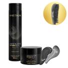 Kit Absolute Oil Aneethun Shampoo,Máscara Lançamento+Escova