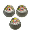 Kit Acabamento Azulejista Marmorista 3 Rebolos 4 Polegadas Grãos 60 80 120