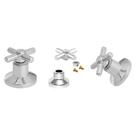 Kit Acabamento Registro C 31 Metal Padrão Deca 1/2 3/4 Acabamento Acabamento C 31 Cor Prateado Kit Acabamento Registro C 31 Metal Padrão Deca 1/2 3/4 Acabamento Acabamento C 31 Cor Prateado