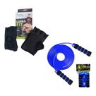 Kit Academia Luva Exercicio Corda Pular Profissional Kit Academia Luva Exercicio Corda Pular Profissional