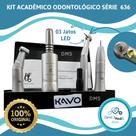 KIT ACADEMICO ODONTOLOGICO KAVO SÉRIE 636 CP COM LED Peças de mão Odonto DENTISTA