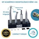 KIT ACADEMICO ODONTOLOGICO KAVO SÉRIE 636 CP COM LED Peças de mão Odonto DENTISTA