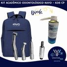 Kit academico odontologico kavo série 636 led mochila unispray kavo kerr peças de mão odonto dentista