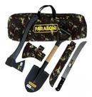 Kit acampamento escoteiro/militar camuflado tático paraboni