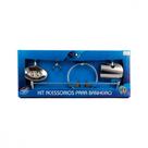 Kit Aces.P/Wc Hidrolar Inox 5Pc