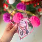 Kit Acessório Infantil para Meninas Best Friends com Tiara e Colar de Melhores Amigas-Presente.