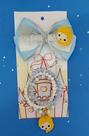 Kit Acessórios 1 Laço + 1 Kit Pulseira Princesa Artesanal Frozen Menina