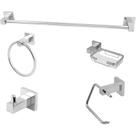 Kit Acessorios 5 Peças Luxo 4005 Quadratt