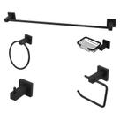 Kit Acessorios 5 Peças Luxo Matte 4005 Quadratt