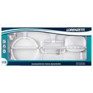Kit Acessórios Attic Quadra Branco 2000 F24 5PC - Lorenzetti