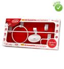 Kit Acessórios Banheiro Durin Sofisticato 5 peças Branco