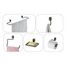 Kit acessórios banheiro schmitt essencial 5 peças preto