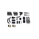 Kit Acessórios Box Banheiro Vidro Temperado 8mm F1 1 Fixo 1 Móvel Preto