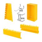 Kit acessórios c/24 pcs p/ painel porta ferramentas metálico vonder Kit acessórios c/24 pcs p/ painel porta ferramentas metálico vonder