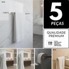 Kit Acessórios De Banheiro Metal Alto Brilho 2070OR Orion