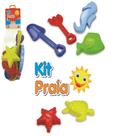 Kit Acessórios De Praia Rastelo Pá Animais Kepler