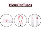 Kit Acessórios Fantasia Enfermeira Adulto Adereços Cosplay Festas Carnaval com Estetoscópio Cenográfico