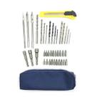 kit Acessorios Furadeira Parafusadeira Bits Brocas 41 peças