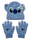 Kit Acessórios Inverno Infantil Para Criança Personagem Alienígena Stitch Azul Lilo e Stitch Disney Touca e Luvas Kit Acessórios Inverno Infantil Para Criança Personagem Alienígena Stitch Azul Lilo e Stitch Disney Touca e Luvas
