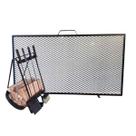 Kit Acessórios Lareira Porta Lenha Tela de Proteção 60x33 Kit Acessórios Lareira Porta Lenha Tela de Proteção 60x33