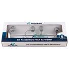 Kit acessórios napoli polido 5 peças - rainha Kit acessórios napoli polido 5 peças - rainha