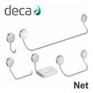 Kit Acessorios p/Banheiro Deca Net - Cromado 2000.C1 - 5 peças