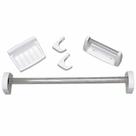 Kit Acessórios Para Banheiro 5 Peças Branco - Kb2 - Astra Kit Branco Kb2-as Astr
